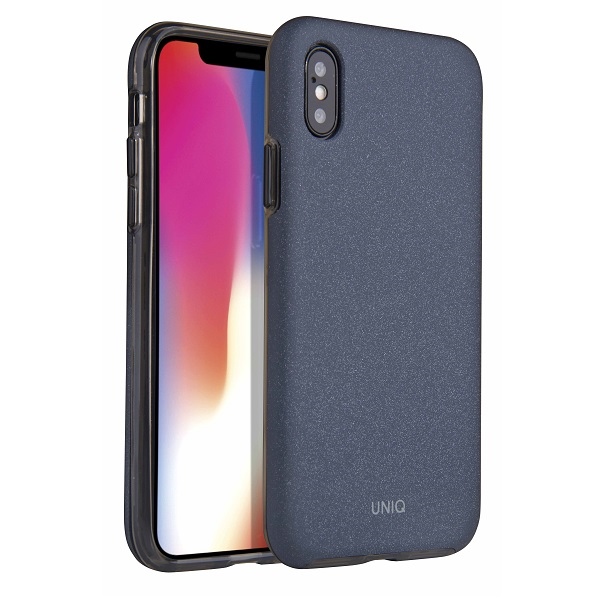 Uniq Lithos ümbris iPhone X / Xs jaoks - sinine