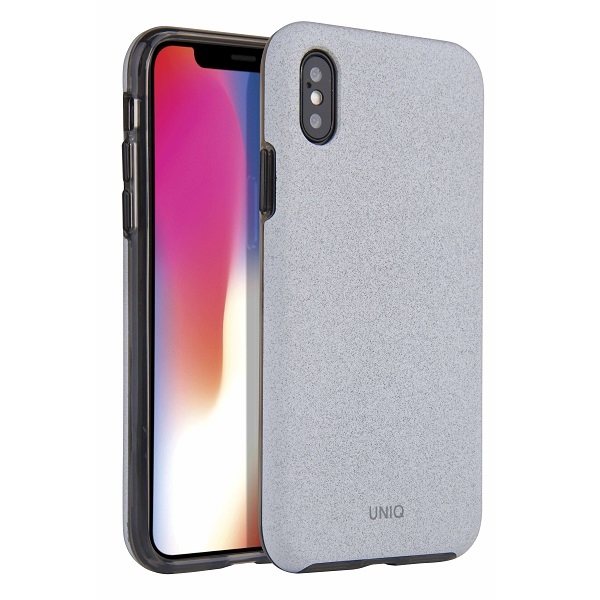 Uniq Lithos ümbris iPhone Xs Max'ile - helehall