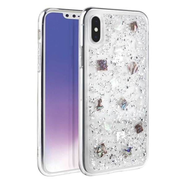 Uniq Lumence Clear ümbris iPhone Xs Max'ile - hõbedane