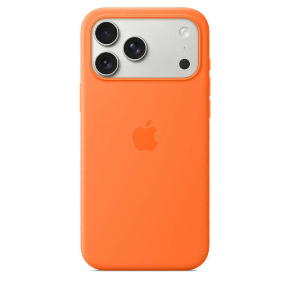 iPhone 17 Pro Max Silikoon Ümbris with MagSafe – Oranž