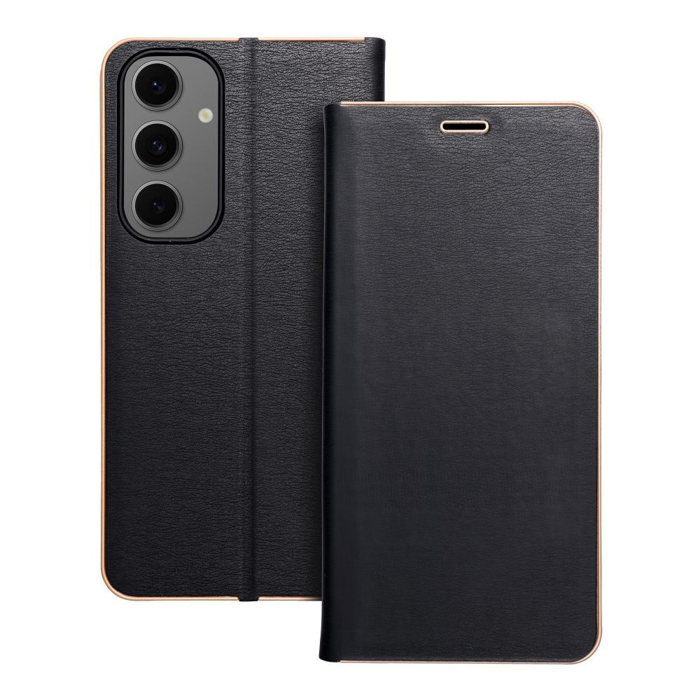 LUNA Book kuldne jaoks SAMSUNG S24 FE must