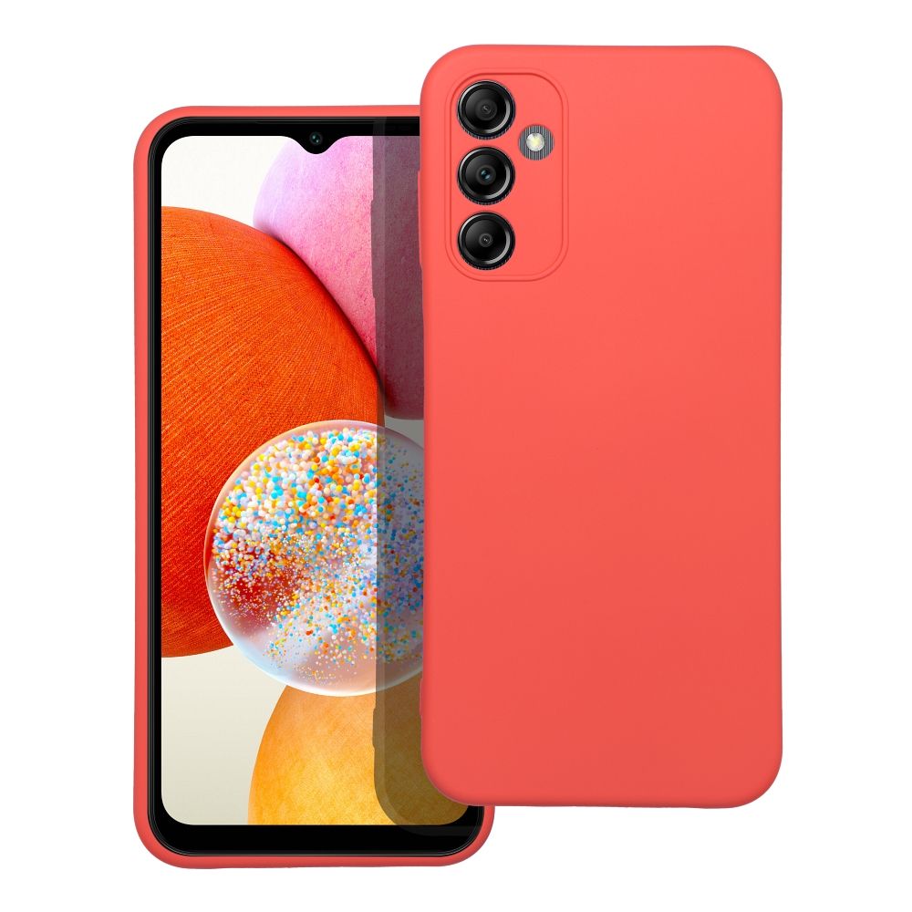 SILICONE case jaoks SAMSUNG A14 5G / A14 4G peach
