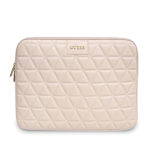 Guess Quilted cover jaoks a 13" laptop - roosa