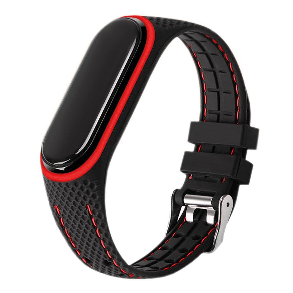 Elastomer strap LIFESTYLE jaoks XIAOMI Mi Band 5 / 6 balck (04)