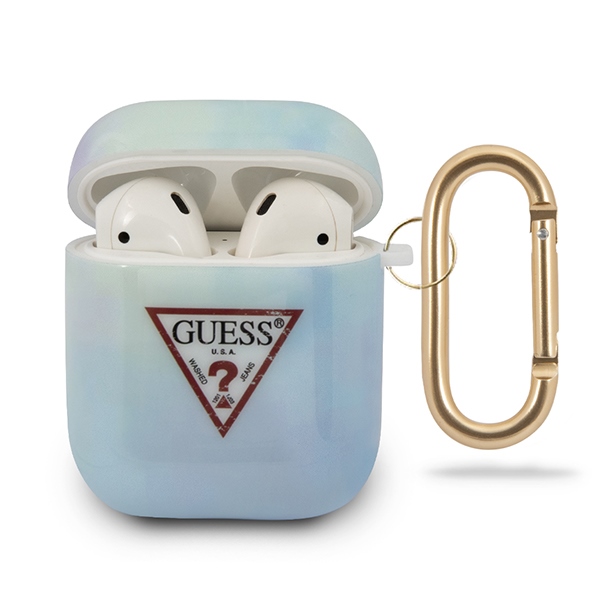 Guess GUACA2TPUMCGC02 AirPodsi kate sinine/sinine Tie & Dye kollektsioon