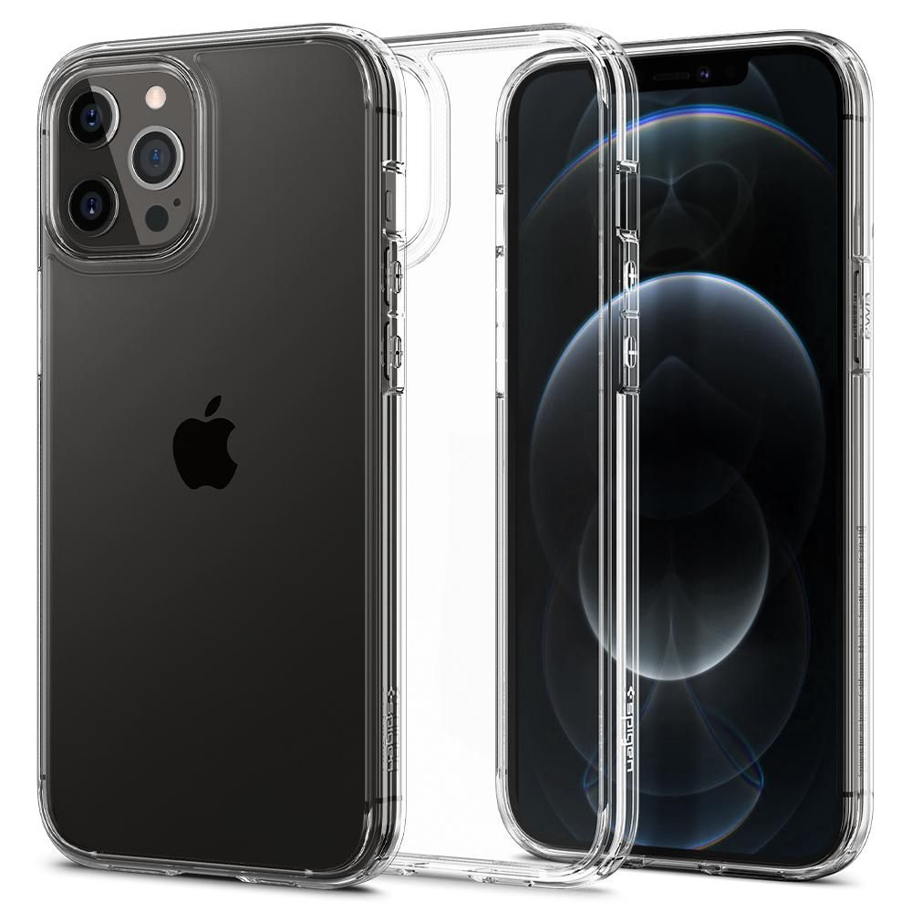 Spigen Ultra hübriidkate iPhone 12 / iPhone 12 Pro jaoks - läbipaistev
