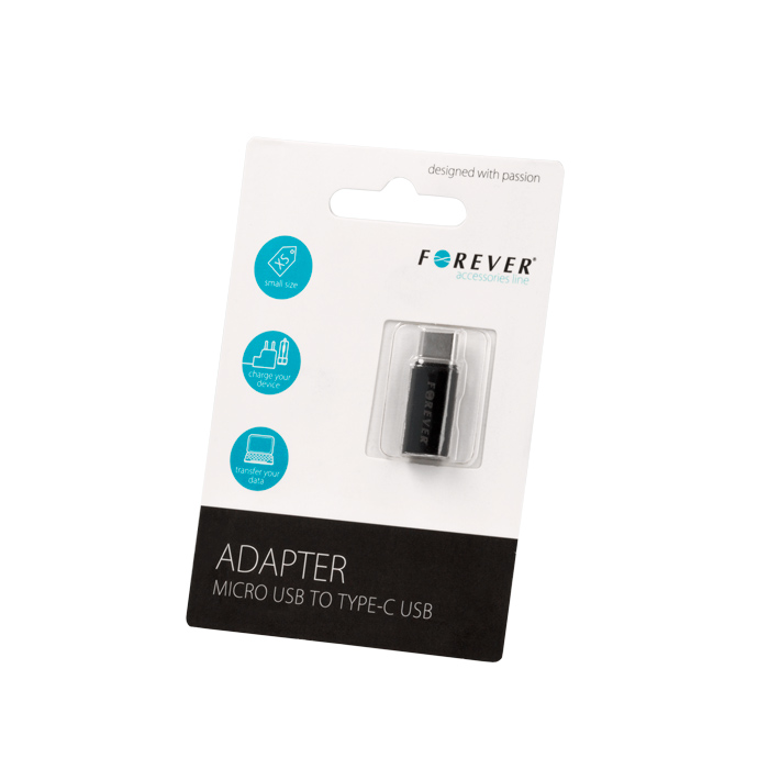Forever adapter microUSB - USB-C must