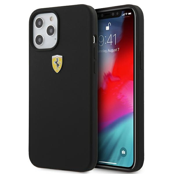 Ferrari FESSIHCP12LBK iPhone 12 Pro Max 6.7" must/must hardcase On Track Silicone