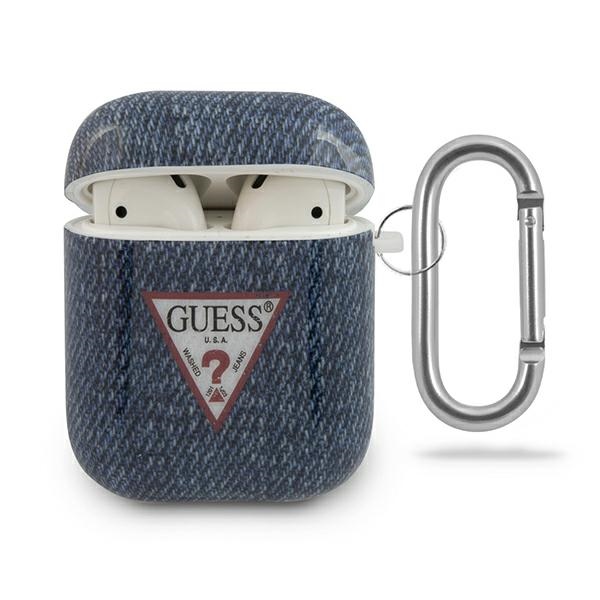 Guess GUACA2TPUJULDB AirPodsi kate tumesinine/tumesinine Jeans Collection