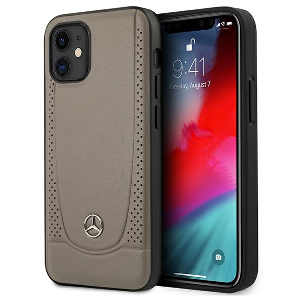 Mercedes Urban Line ümbris iPhone 12 mini jaoks - pruun