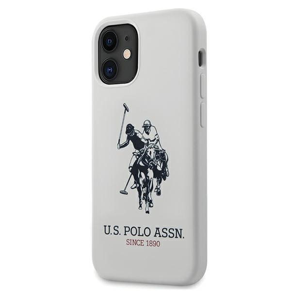 US Polo USHCP12SSLHRWH iPhone 12 mini 5,4" valge Silicone Collection