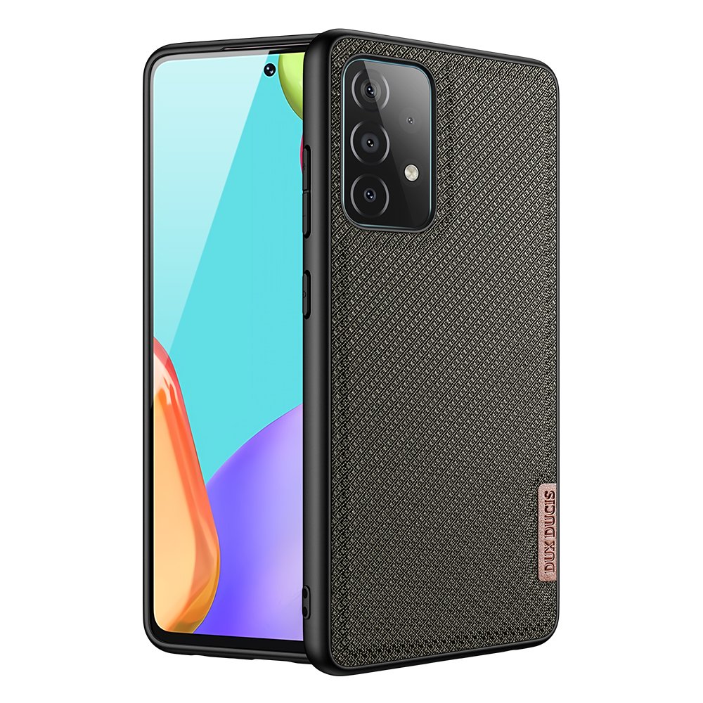 Чехол Dux Ducis Fino из нейлонового материала для Samsung Galaxy A72 4G зеленый