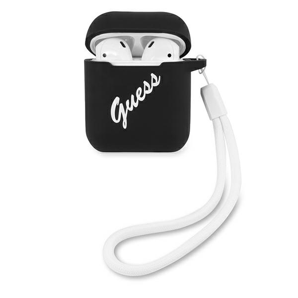 Guess GUACA2LSVSBW AirPods kate must/valge Silikoon Vintage