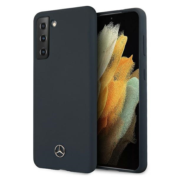 Mercedes Silicone Line ümbris Samsung Galaxy S21+ - sinine