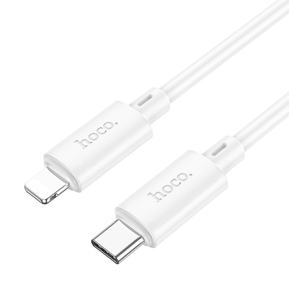Kaabel USB C to Lightning Hoco PD 2,4A 20W 1 m X88 valge