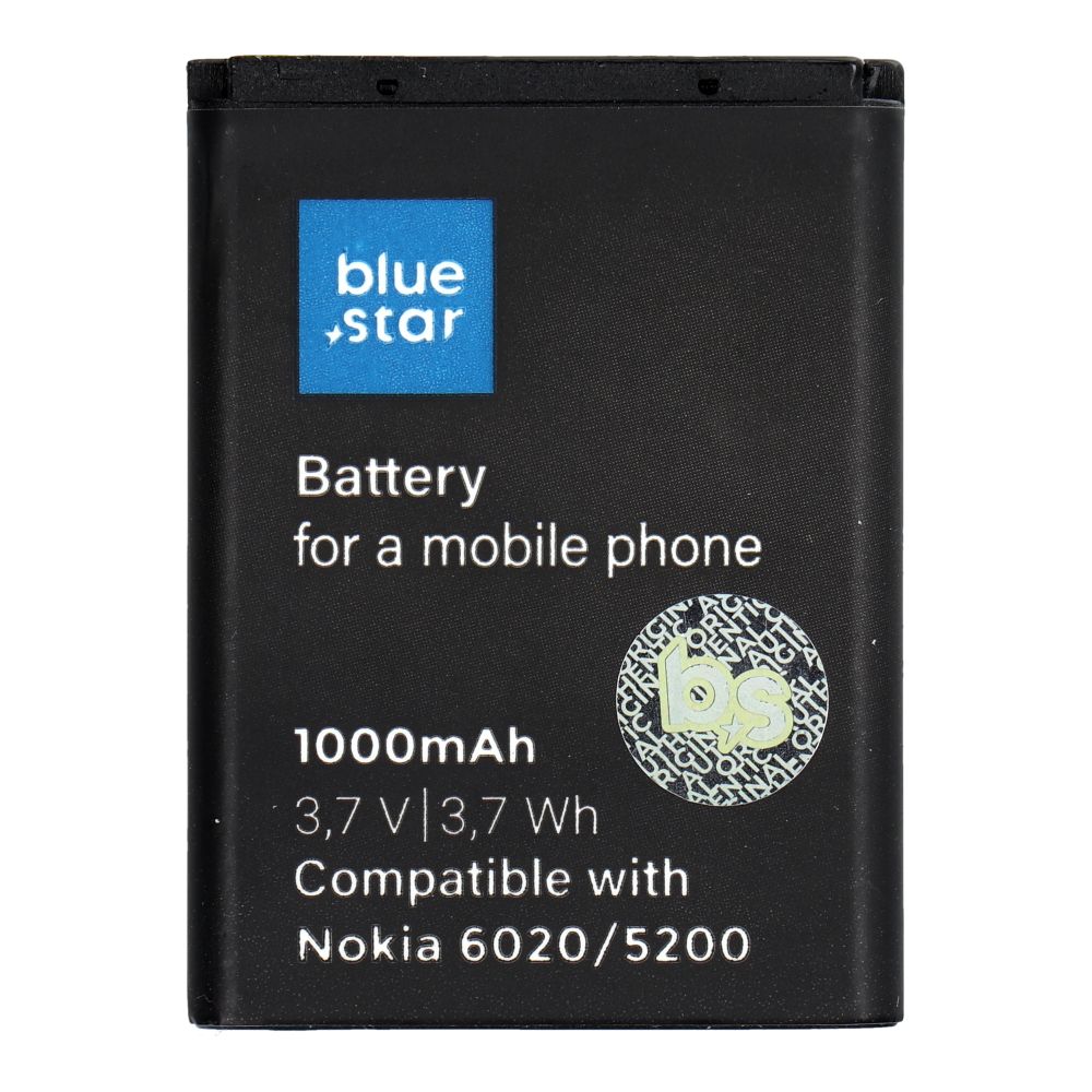 Aku jaoks Nokia 6020 / 5200 / 5300 / 3220 / 5140 1000 mAh Sinine Star Premium