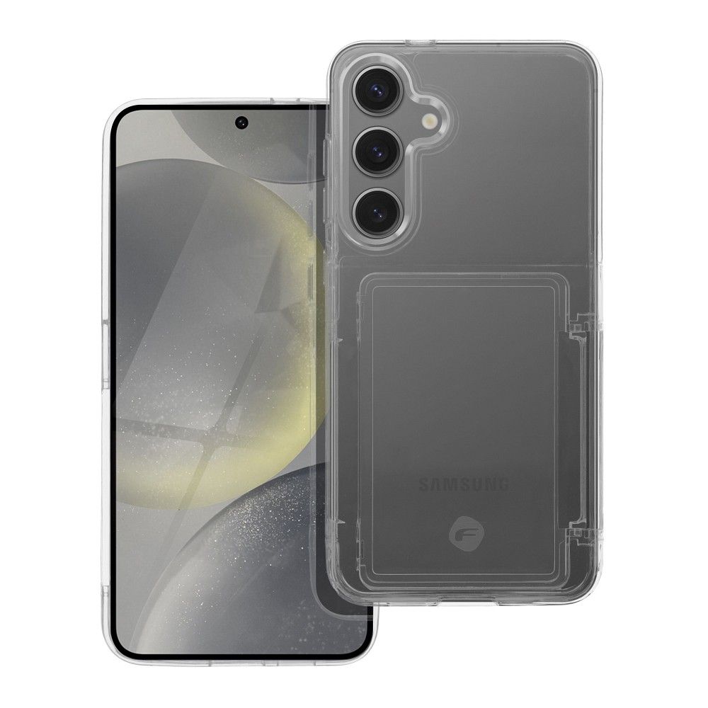 FORCELL F-PROTECT Crystal Pocket Ümbris jaoks SAMSUNG S24 Plus läbipaistev