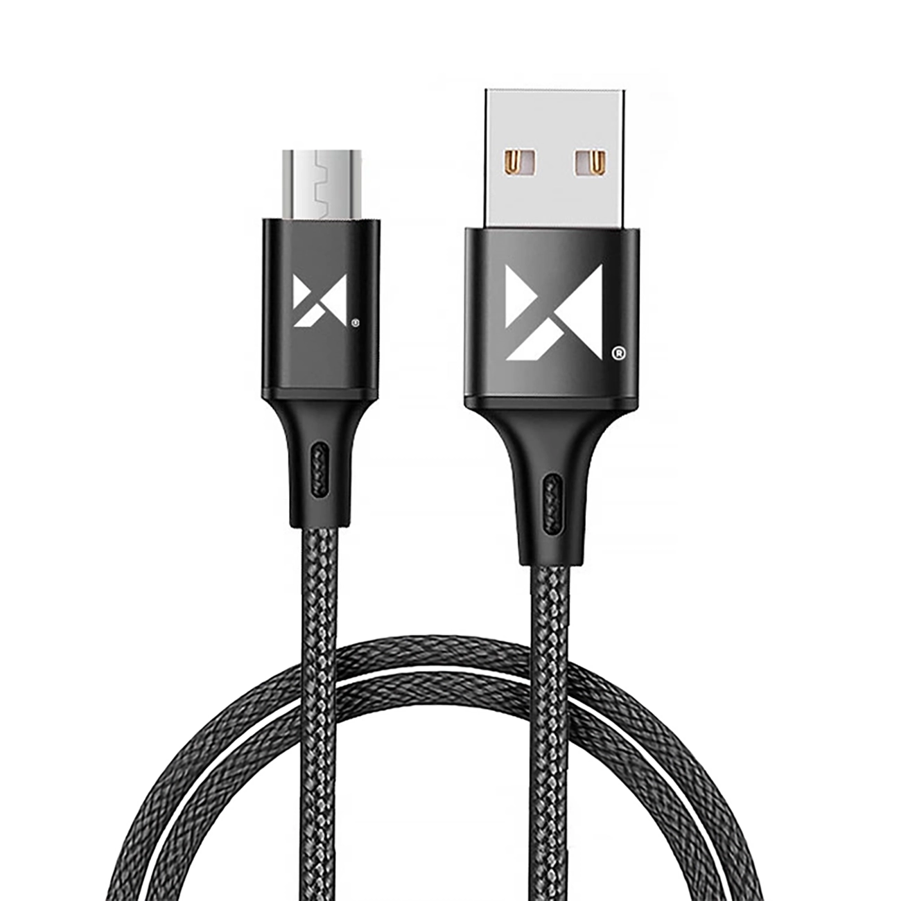 Wozinsky Kaabel USB - microUSB 2,4A 1m must (WUC-M1B)