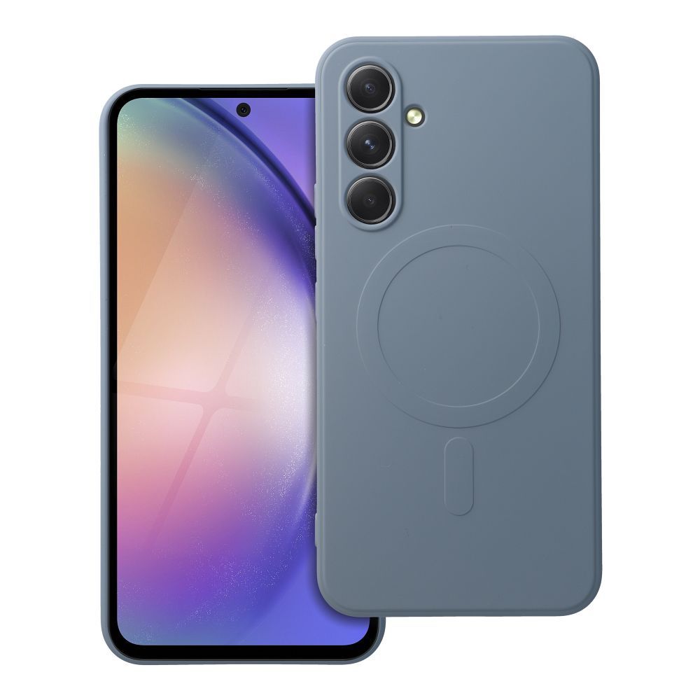 SILICONE MAG ÜMBRIS compatible with MagSafe jaoks SAMSUNG A54 helesinine