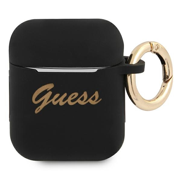 Guess GUA2SSSK AirPods kate must/must Silikoon Vintage Script