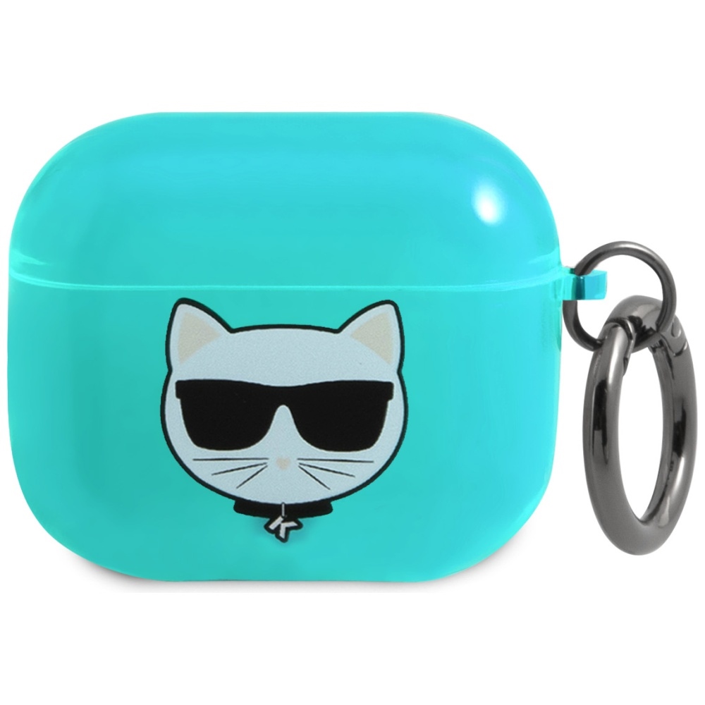 Karl Lagerfeld Choupette ümbris AirPods 3 jaoks - sinine