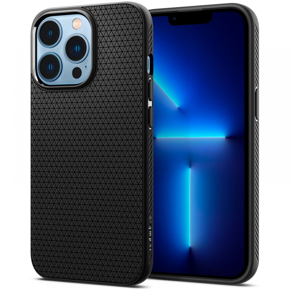 Spigen Liquid Air iPhone 13 Pro ümbris - matt must