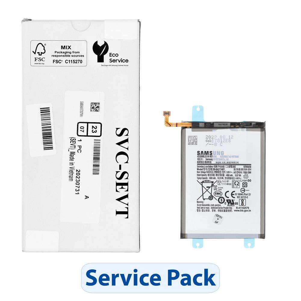 ServicePack Battery EB-BA217ABY jaoks SAMSUNG A04s/A12/A21s GH82-29803A