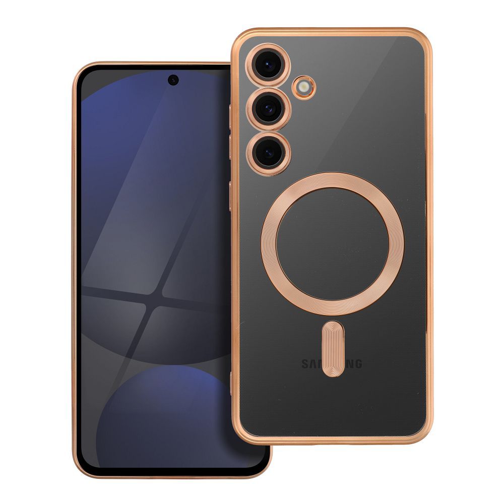 ELECTRO MAG COVER case compatible with MagSafe jaoks SAMSUNG S24 FE kuldne