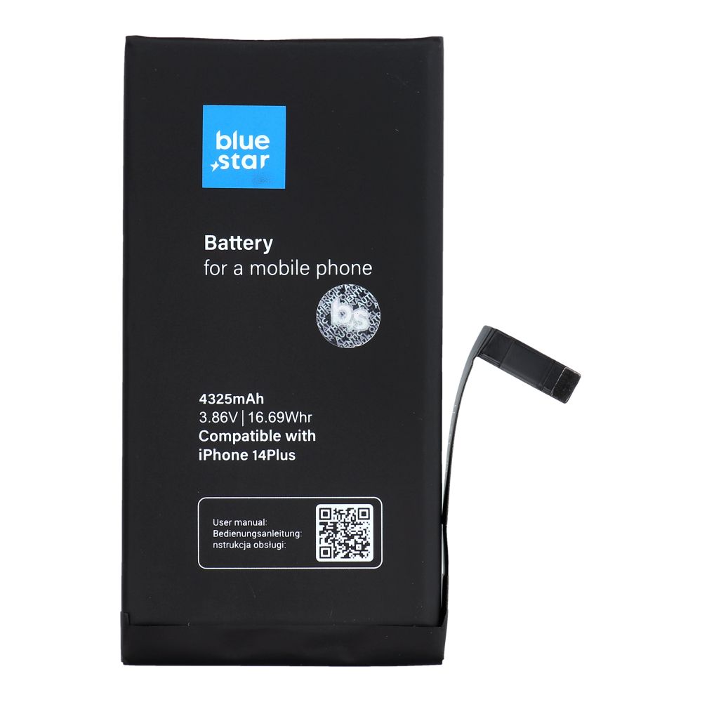 Battery jaoks iPhone 14 PLUS 4325 mAh Sinine Star HQ