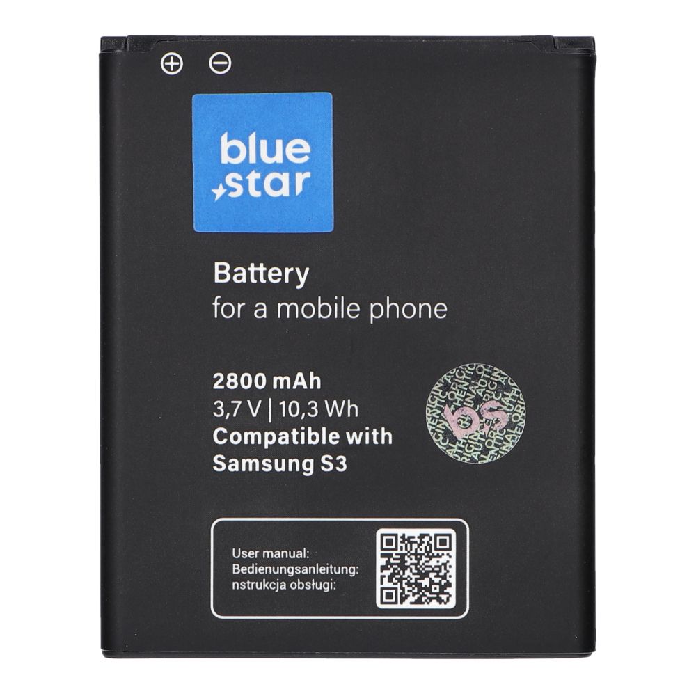 Battery jaoks Samsung S3 I9300 2800 mAh Sinine Star Premiumh