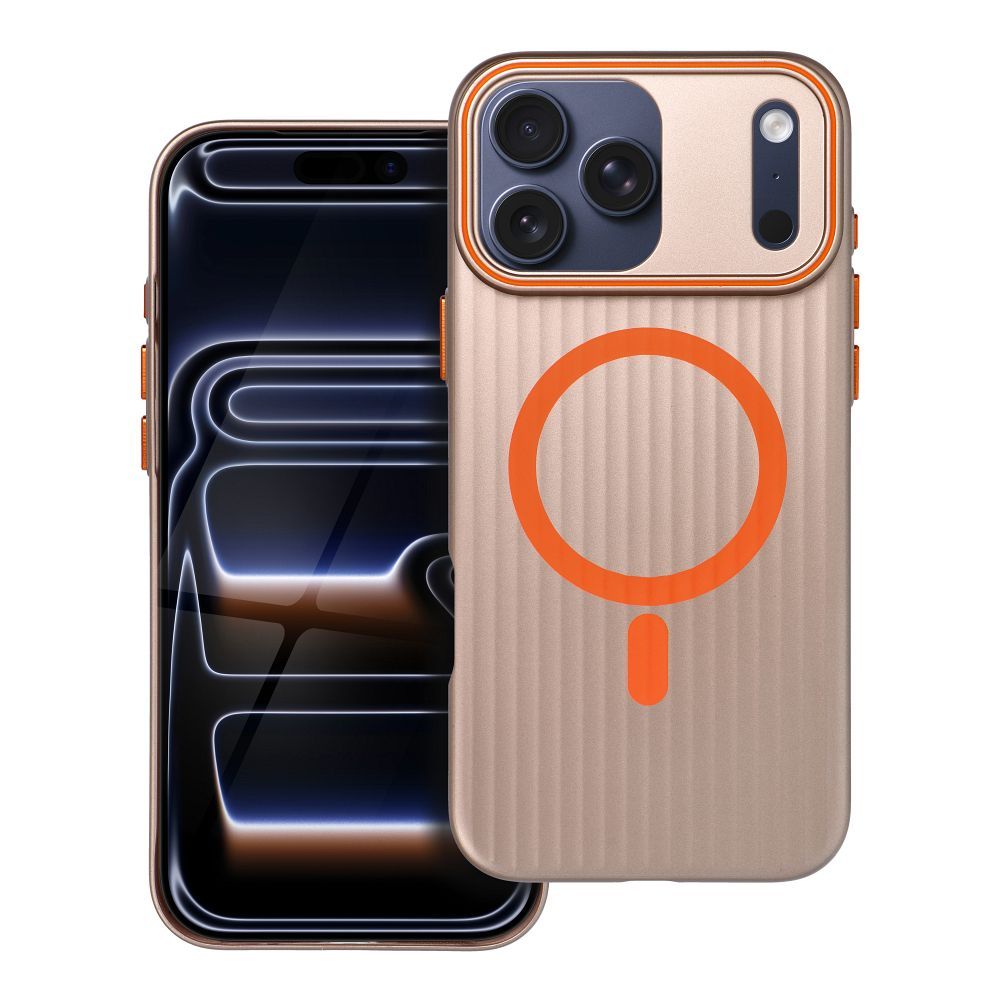 Ümbris SIMPLY compatible with MagSafe jaoks IPHONE 17 Pro Max titanium desert