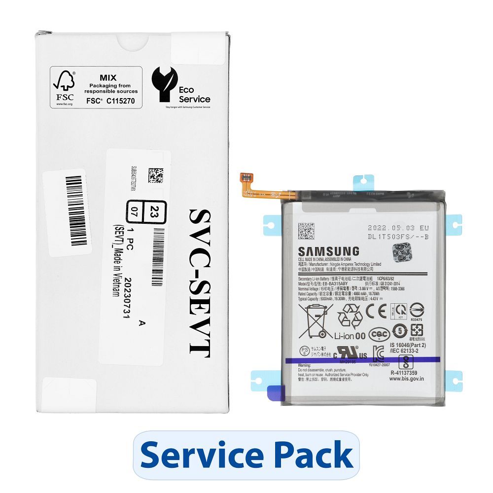 ServicePack Battery EB-BA315ABY jaoks SAMSUNG A31 A315 GH82-22762A