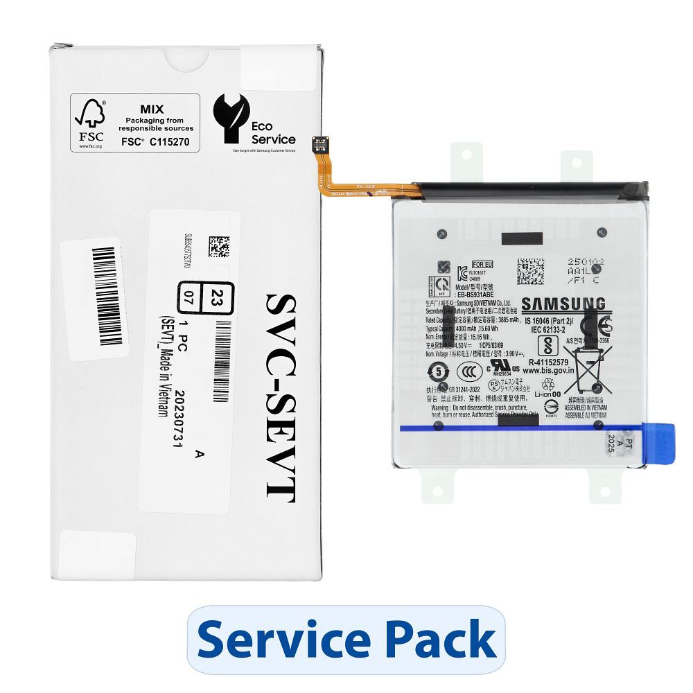 ServicePack BatteryEB-BS931ABE jaoks SAMSUNG S25 S931B