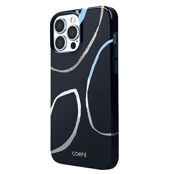 Uniq Coehl Valley ümbris iPhone 13 Pro Max'ile - tumesinine