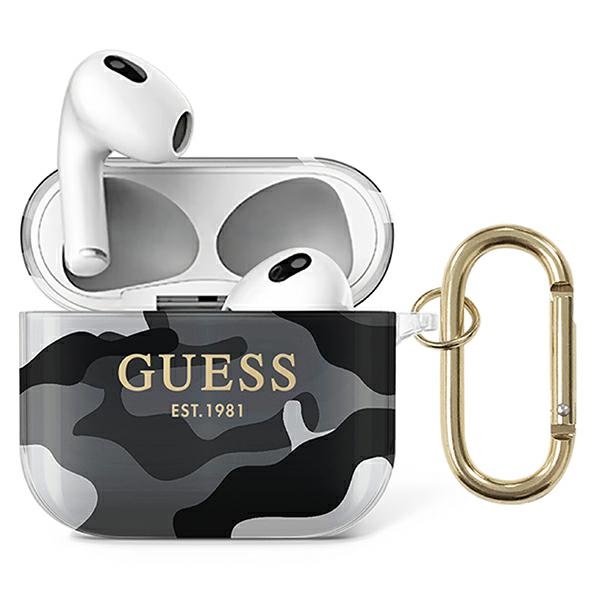 Guess GUA3UCAMG AirPods 3 ümbris must/must Camo Collection