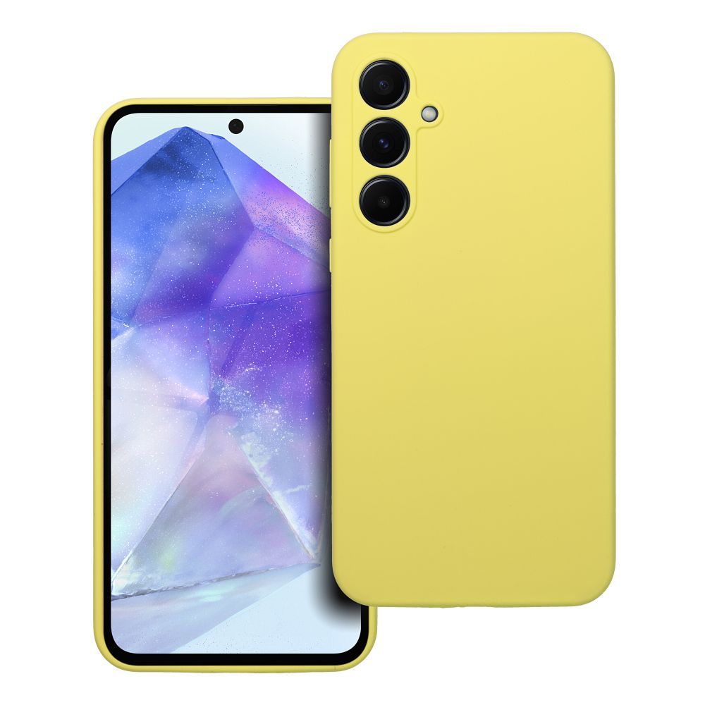 Ümbris Silikoon 2mm jaoks SAMSUNG A55 5G lemon