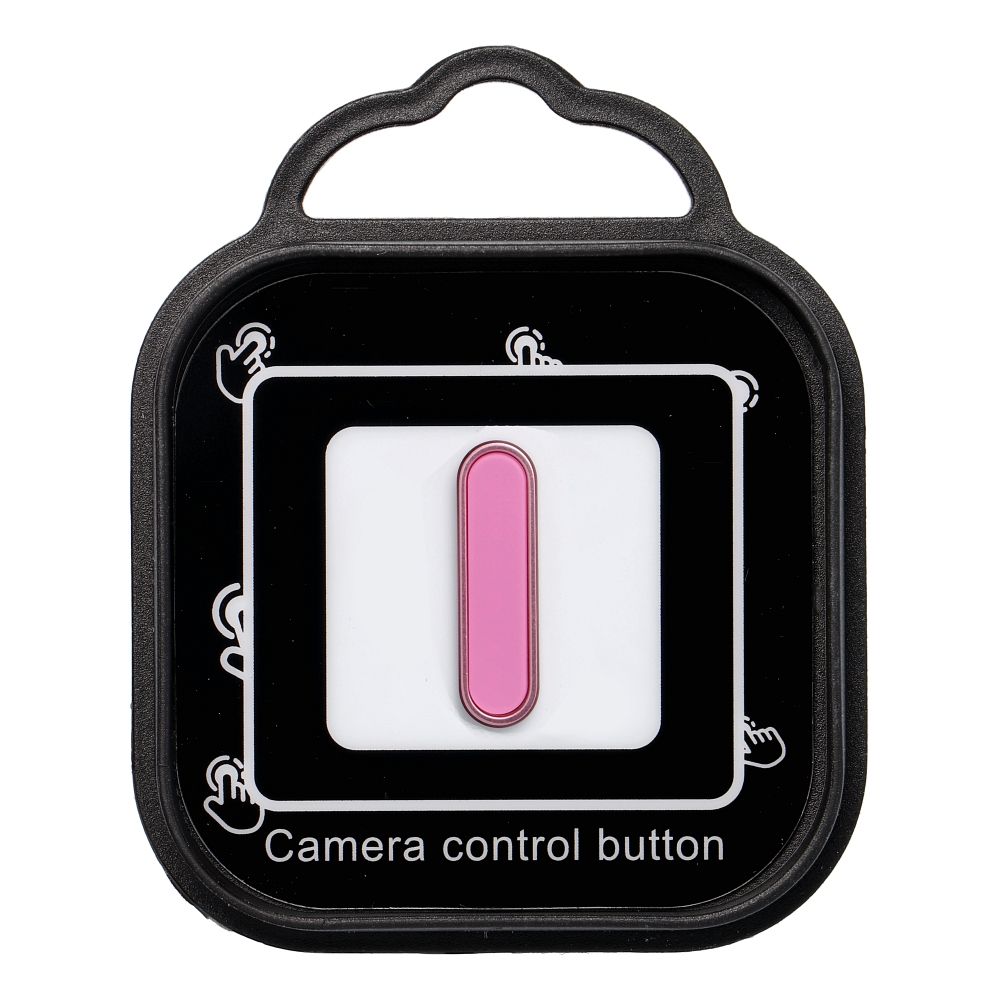 Camera Control active button fit jaoks IPHONE 16 series Ümbris Drop Glue / Clear Mag Cover roosa