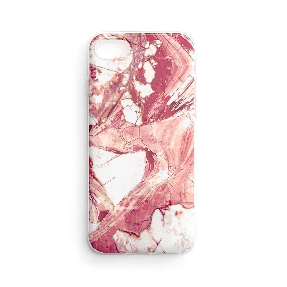 Wozinsky Marble TPU kate geelist marmor Samsung Galaxy S22 + (S22 Plus) roosa