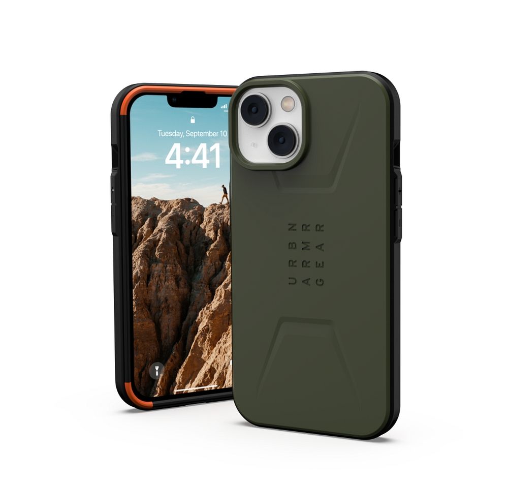 UAG Urban Armor Gear ümbris CIVILIAN compatible with MagSafe jaoks IPHONE 14 Plus roheline