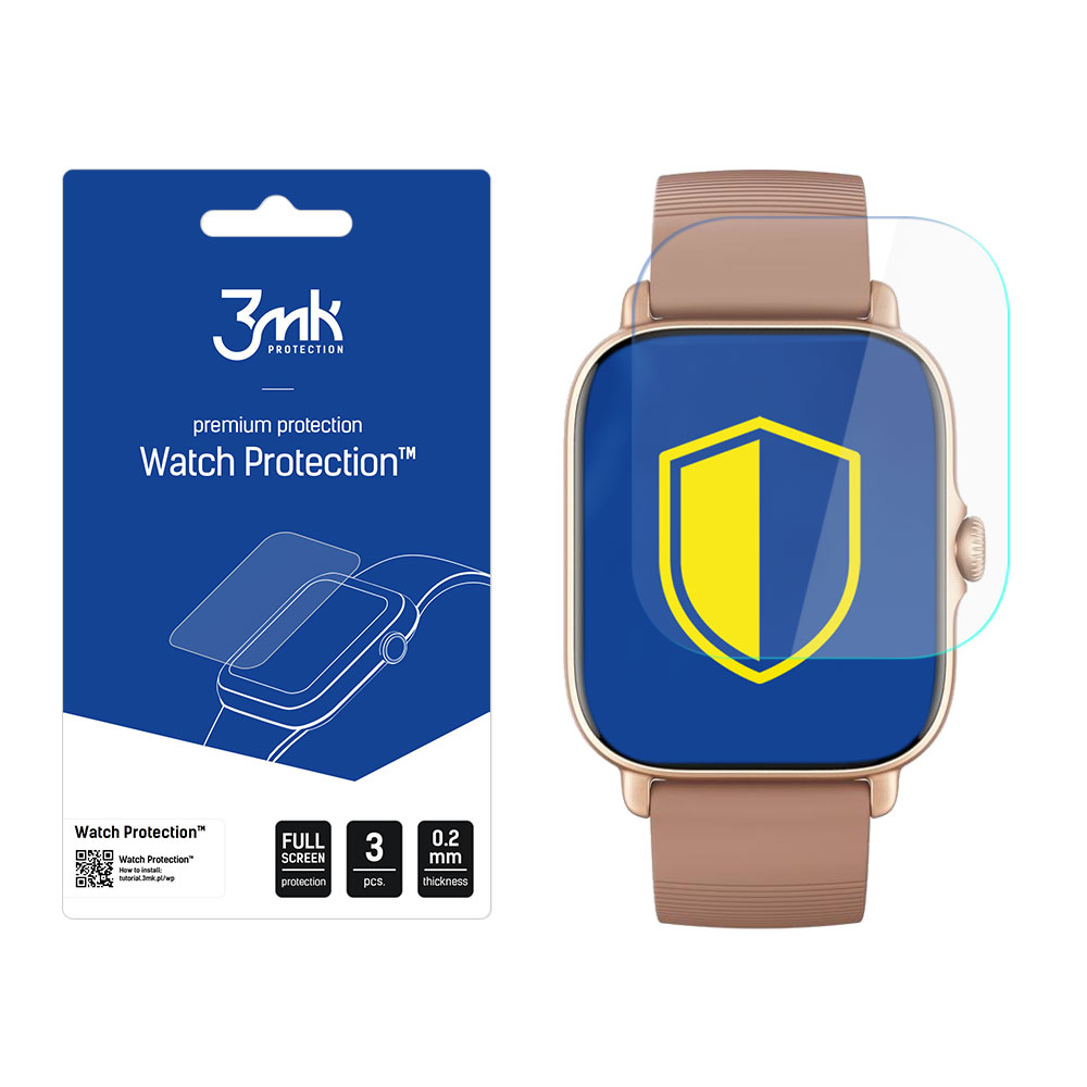 Xiaomi Amazfit GTS 3 - 3mk Watch Protection™ vs. ARC+