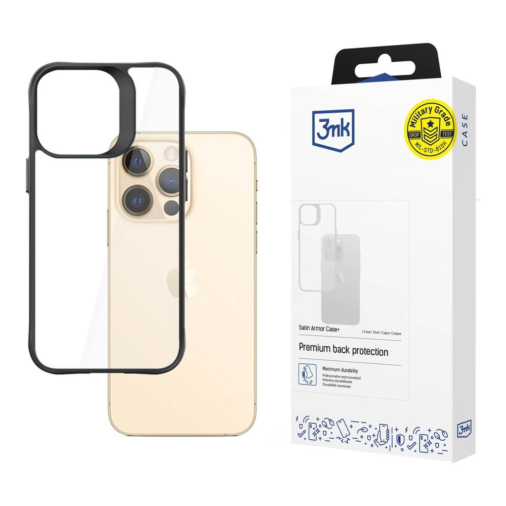 3mk Satin Armor Case+ seeria iPhone 13 Pro - must