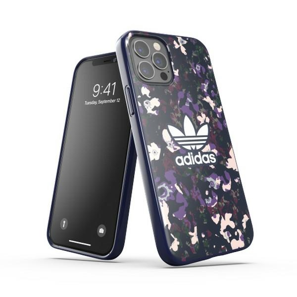 Adidas OR SnapCase graafiline ümbris iPhone 12 Pro / iPhone 12 jaoks - lilla