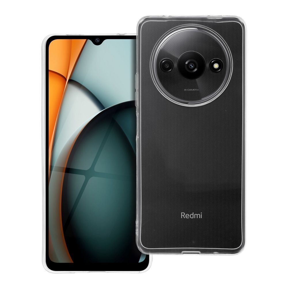 CLEAR Ümbris 2 mm jaoks XIAOMI Redmi A3 4G (camera protection) läbipaistev