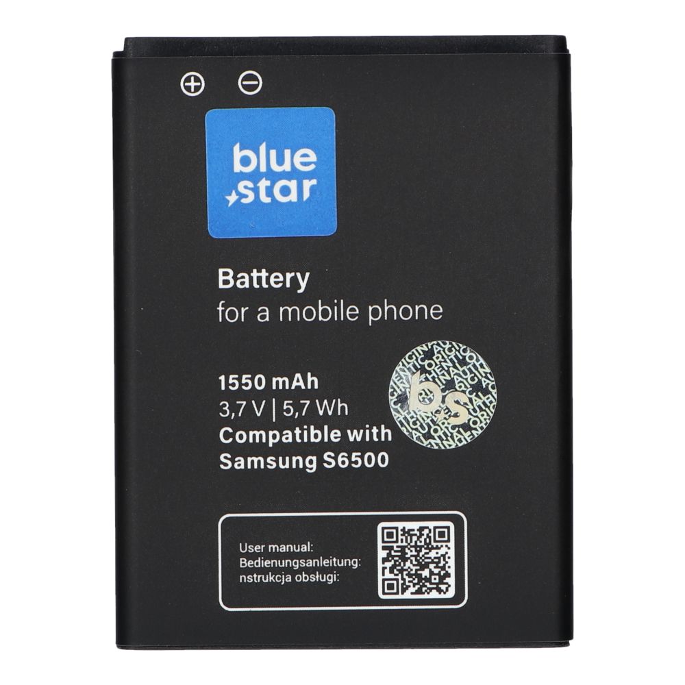 Battery jaoks Samsung Galaxy Mini 2 S6500 / Galaxy Young S6310 / Galaxy Ace Plus S7500 1550 mAh Sinine Star Premium