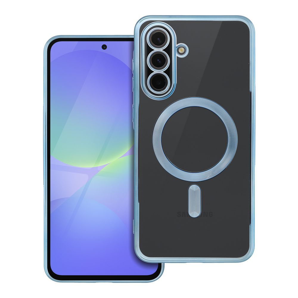 ELECTRO MAG COVER case compatible with MagSafe jaoks SAMSUNG A36 sinine