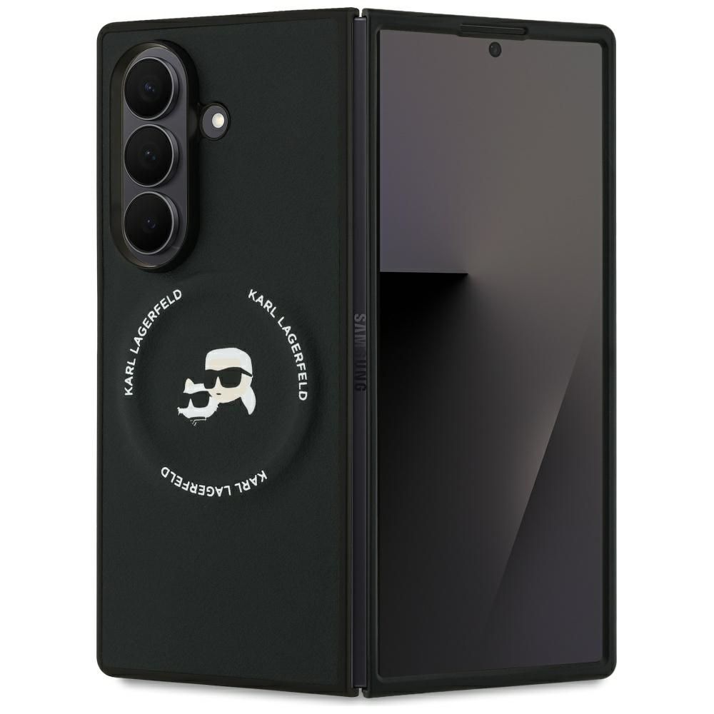 KARL LAGERFELD ümbris jaoks SAMSUNG Z Fold7 KLHMZFD7PSMLRKCK compatible with MagSafe (PU K&C) must