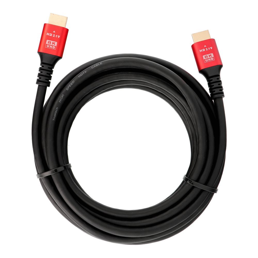 Kaabel HDMI 2.1 Kaabel 8K 60Hz / 4K 120Hz – Ultra High Speed, HDR, eARC, VRR, 48Gbps 5 m must