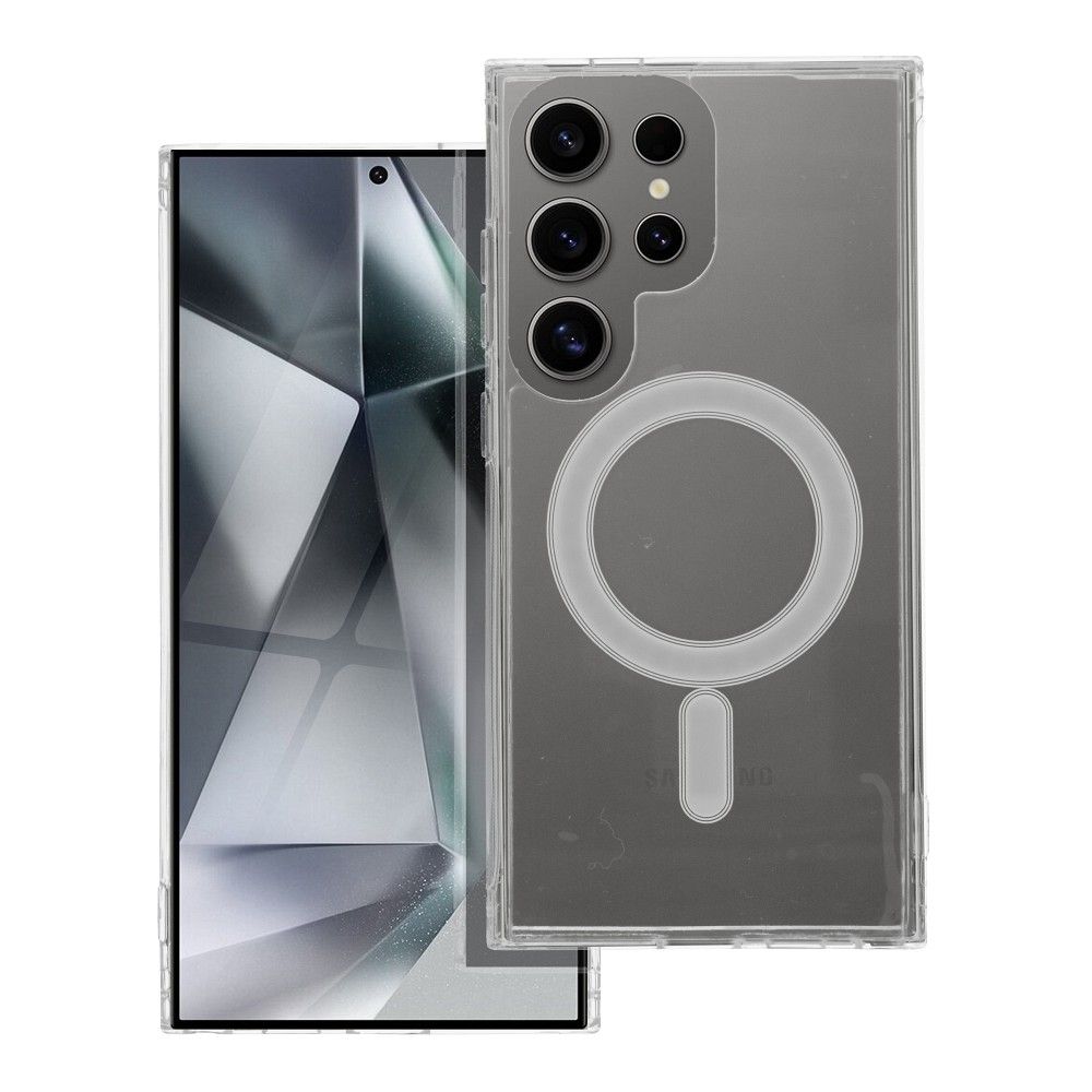 CLEAR MAG ÜMBRIS compatible with MagSafe jaoks SAMSUNG S25 läbipaistev