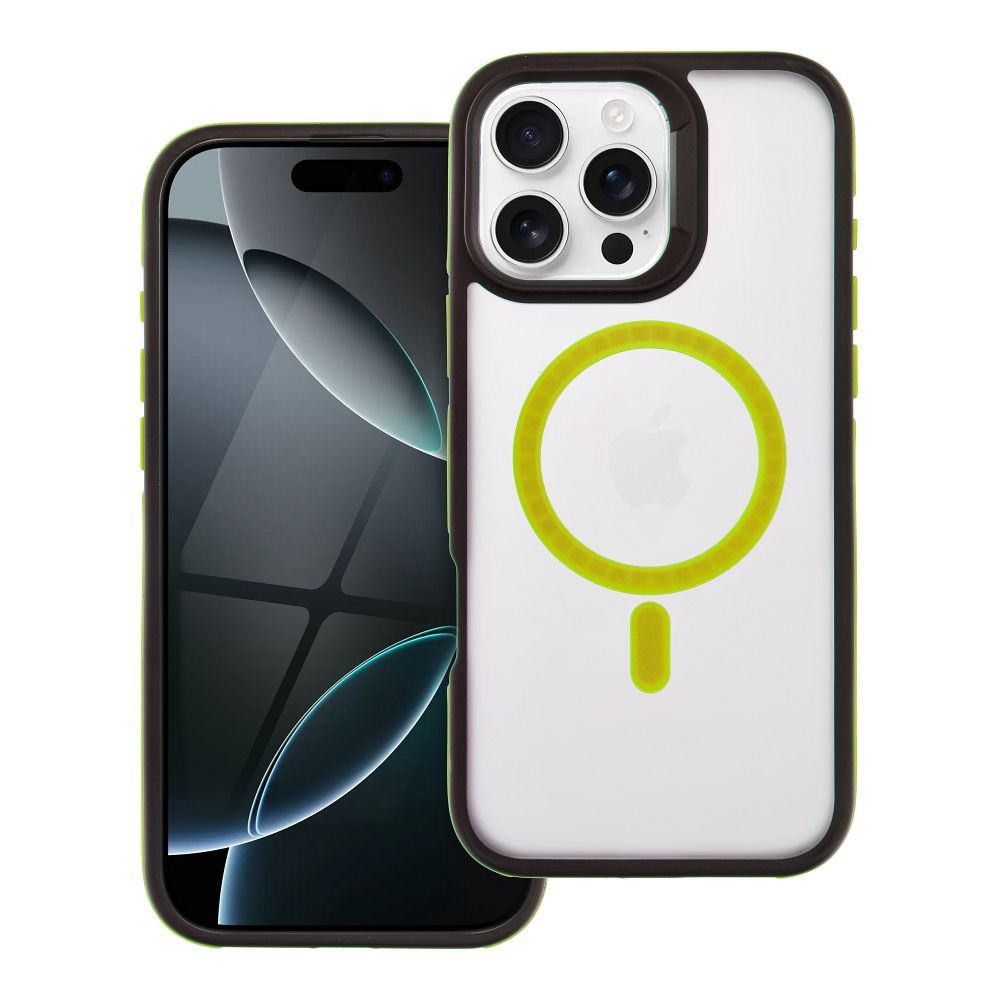 Ümbris NEO jaoks IPHONE 16 Pro Max compatible with MagSafe kollane