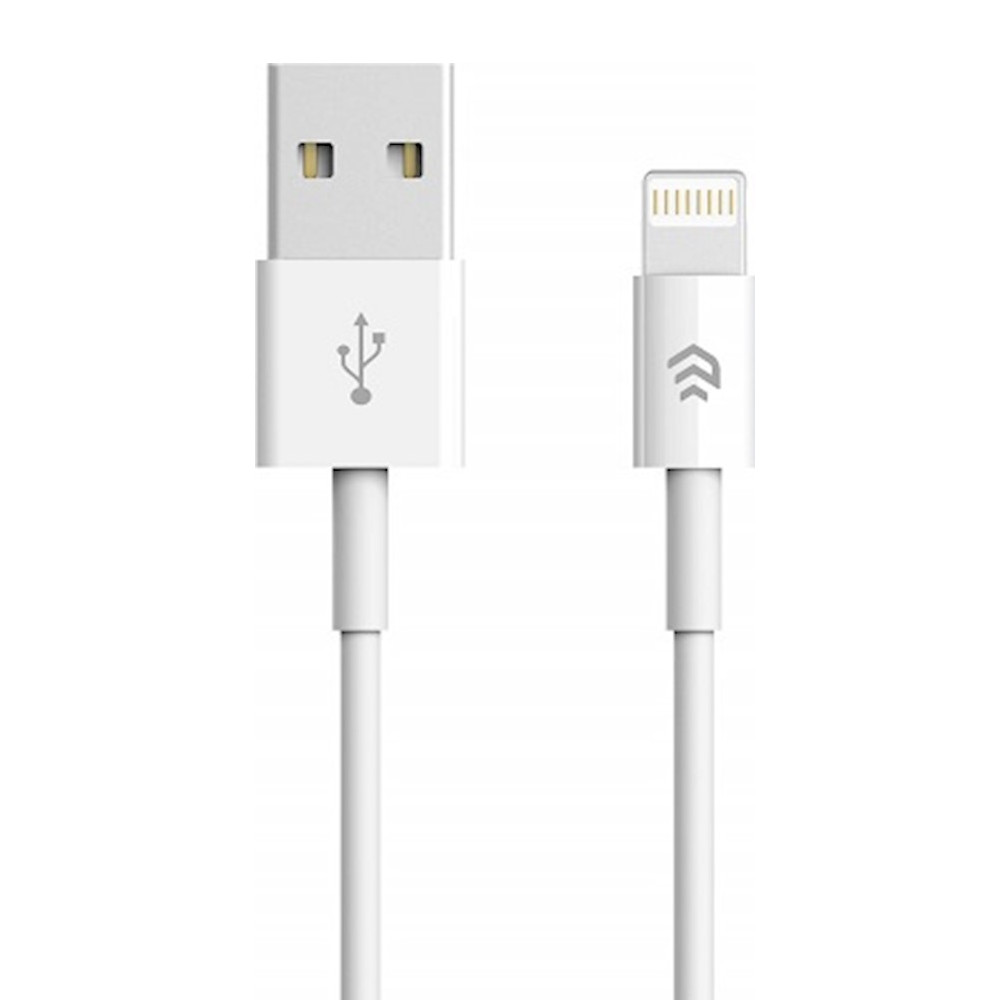 Devia cable Smart EC080 USB - Lightning 1,0 m 2,1A valge